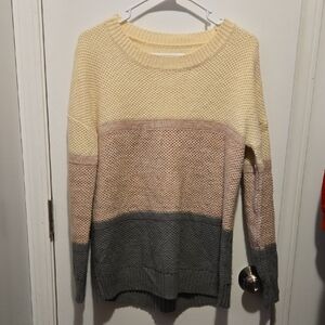Colorblock Knit Sweater